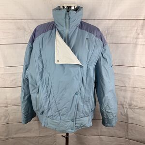 Vintage Bomber Jacket Anba of Austria 80s Women's Ski Winter 12 1X Olympic Sport